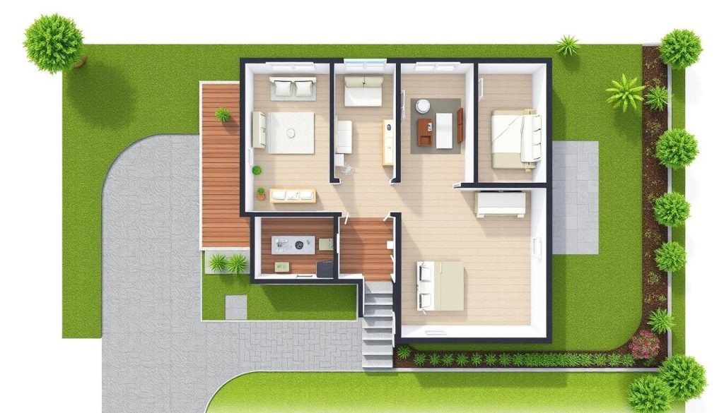 home layout and entry points